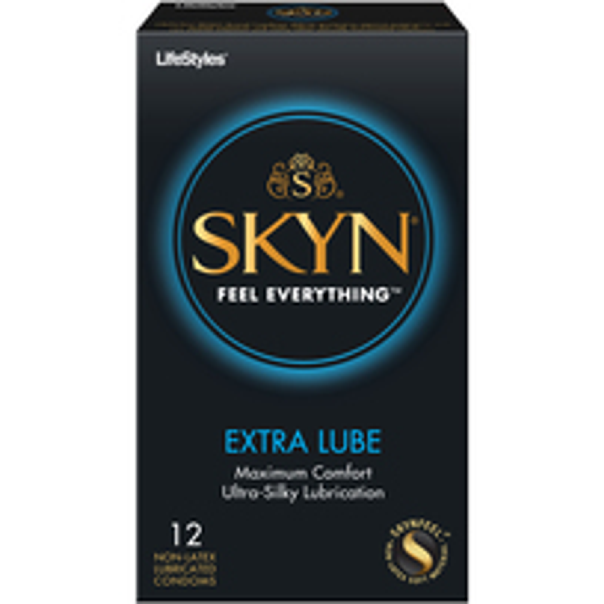 LIFESTYLES SKYN EXTRA LUBRICATED 12PK